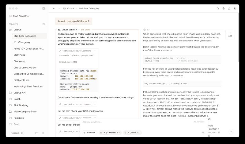 我单方面宣布目前最好看的套壳 app 是 chorus.sh 也可以用自己的 API，相当于免费了